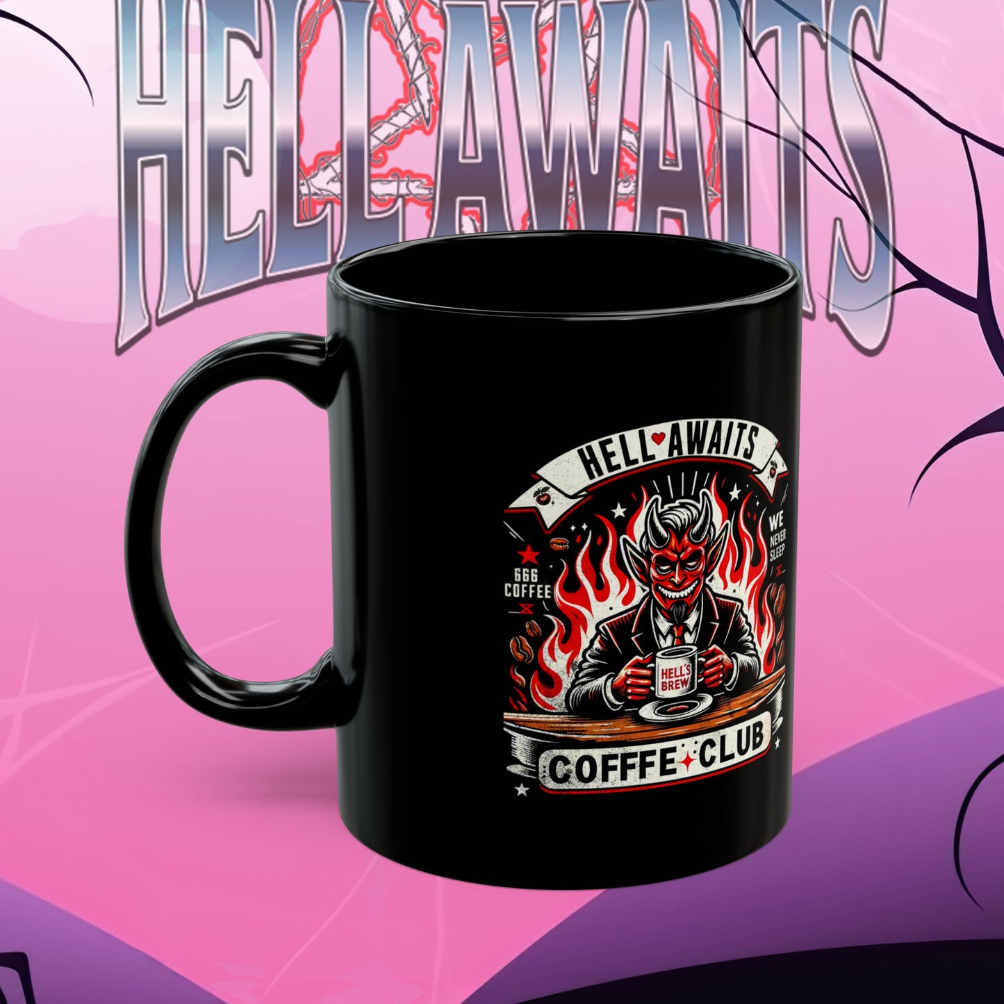 DEVILS BREW COFFEE MUG  (11oz, 15oz)