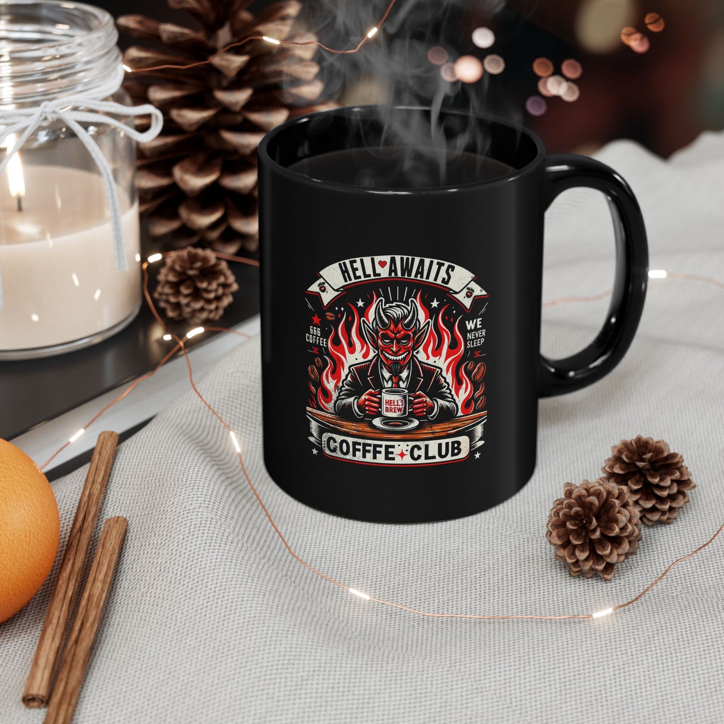 DEVILS BREW COFFEE MUG  (11oz, 15oz)