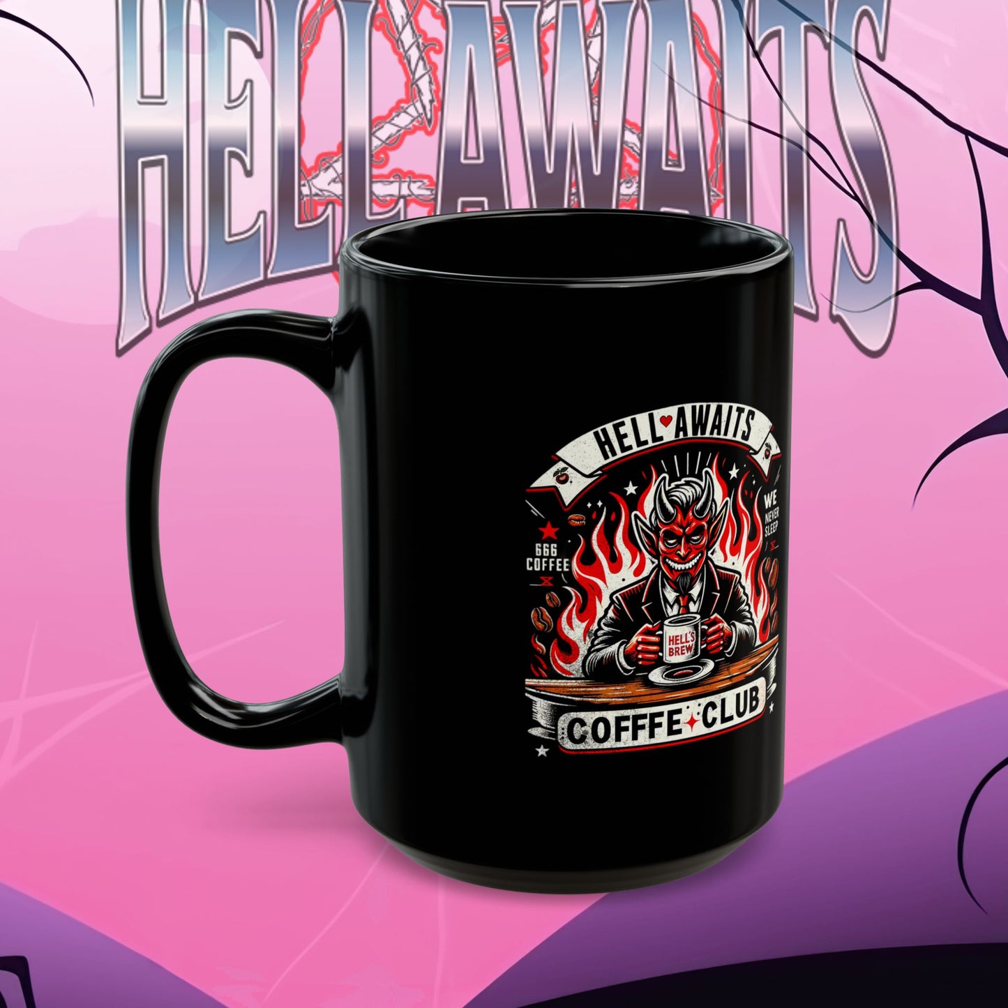 DEVILS BREW COFFEE MUG  (11oz, 15oz)