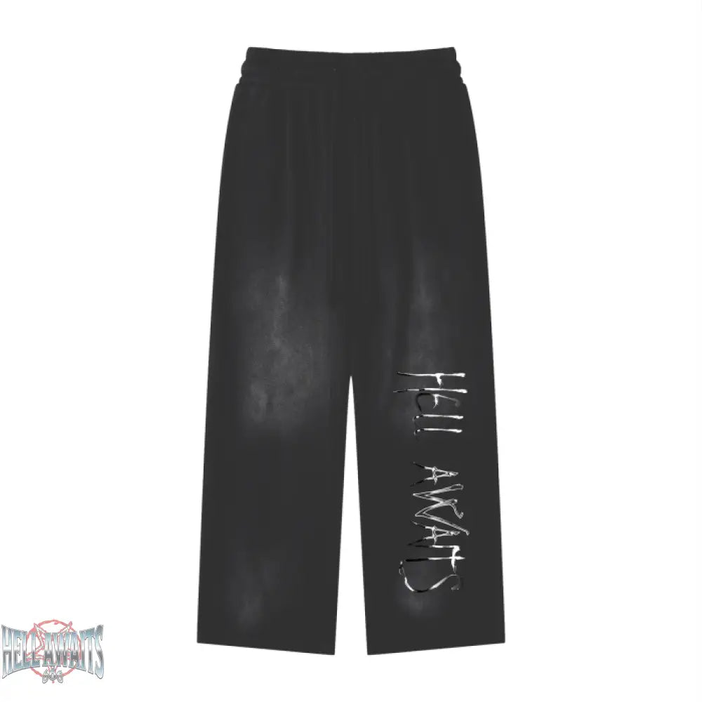 Hell Awaits Monkey Wash Sweatpants Black / S